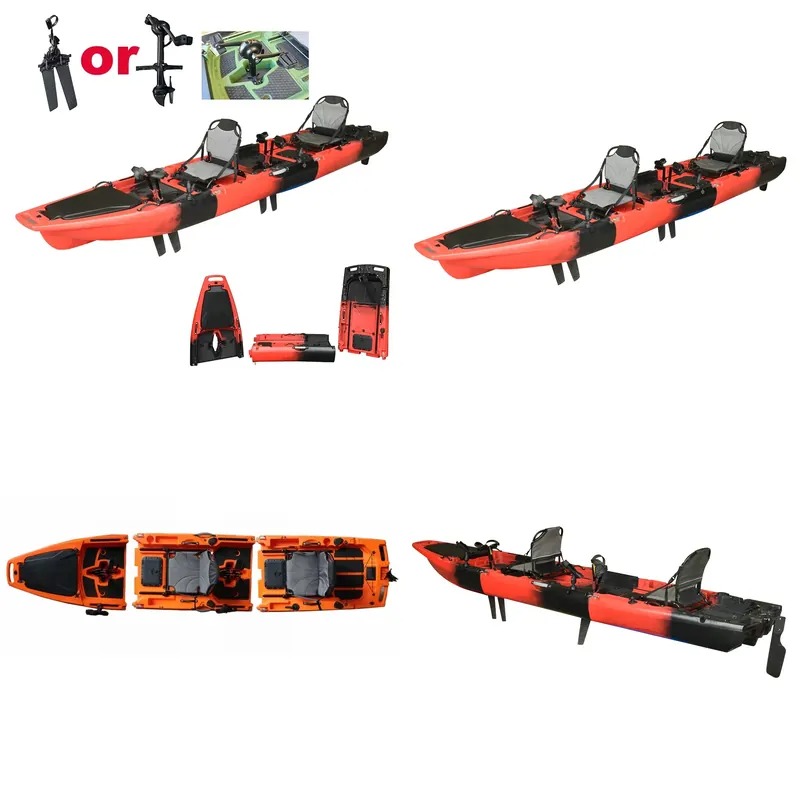 Fishing Kayak Pedal Drive - Kayak Modular Plastik Keras 14FT untuk