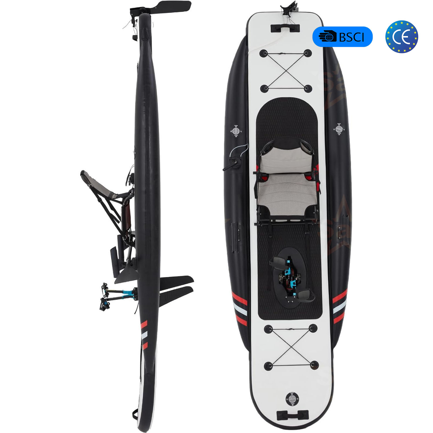 Kayak Pedal Tiup Berkualitas T - Fishing Kayak Pedal Drive ulasan dan harga